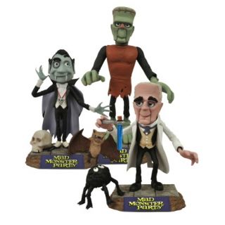 Mad Monster Party Diamond Select Set of 3 Figures Fang Baron Count