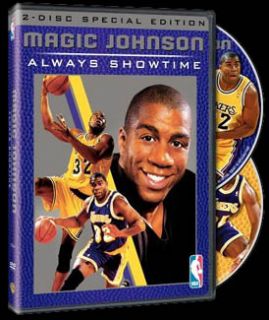 Vintage Magic Johnson L A Lakers 2 DVD Set w 3 Complete Games