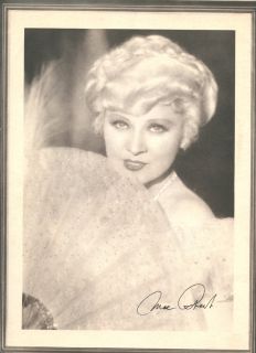 Mae West 1930s Dixie Photo Card Premium Belle of The Nineties