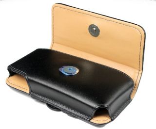 High Quality Button Leather Belt Clip Protector Case for Apple iPhone