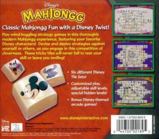 Mahjongg PC CD match cartoon characters mahjong matching tiles game