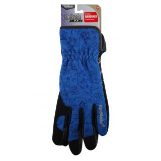 Magid Glove ProGrade Plus Womens Deluxe Gardener Glove, Blue, Medium