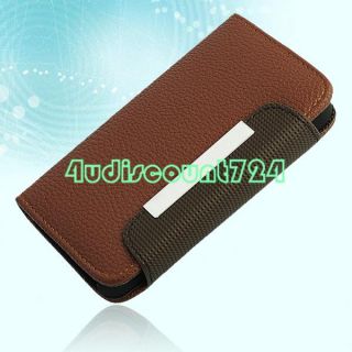 Mobile Phone Flip Magnetic Card Case Wallet Cover Pouch Holder for