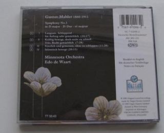Edo de Waart Mahler Symphony 1 CD 1990