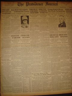 1503220SR Mahatma Gandhi Ends Fast Max Schmeling Newspaper September