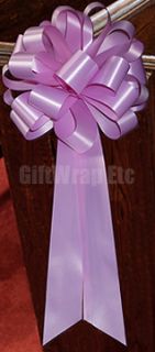 10 Orchid Lavender Pew Bows Church Wedding Decorations