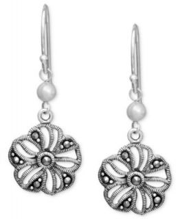 Genevieve & Grace Sterling Silver Earrings, Cultured Freshwater Pearl