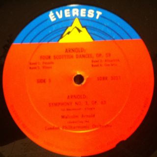 MALCOLM ARNOLD four scottish dances LP Mint  SDBR 3021 Vinyl 1959