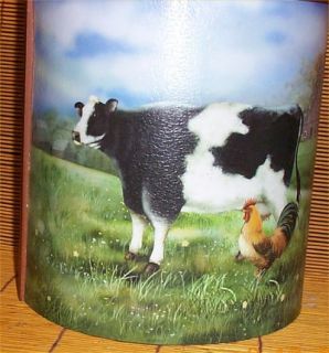 Garbage Bag Recycle Shopping Plastic Holder Cow Wood
