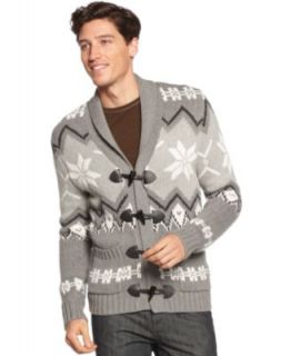 INC International Concepts Sweater, Emery Shawl Collar Toggle Cardigan