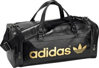 Adidas Originals ADICOLOR AC Teambag Black Gold Large Gym Duffle