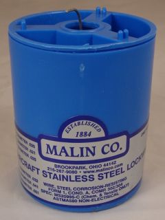 Malin Aviation Lock Safety Wire Stainless Steel 051
