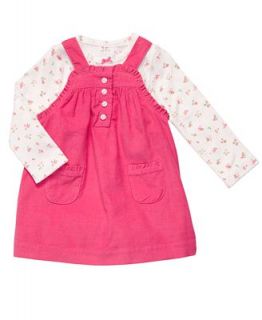 Carters Baby Set, Baby Girls Floral Bodysuit and Ruffle Jumper Dress