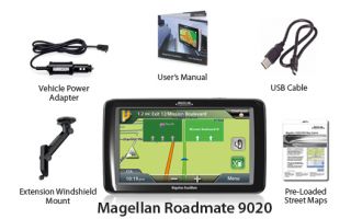 Magellan Roadmate 9020T GPS 7 Screen Lifetime Traffic Updates