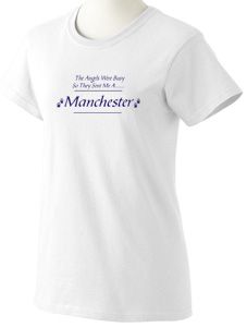 Angels sent Me A Manchester Terrier White T Shirt Ladies Men’s s M L