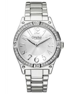 Caravelle by Bulova Watch, Womens 50th Anniversary Silver Tone