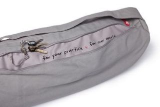 MANDUKA Practice Tote Yoga Bag Pilates Pewter Large 
