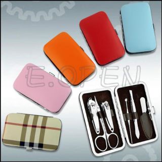 Professional Steel Nail Clippers Manicure Kit Sets Gift