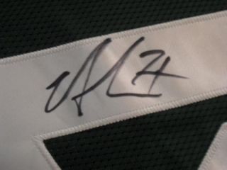 Nick Mangold Signed New York Jets Green Jersey PSA DNA Authentic Exact