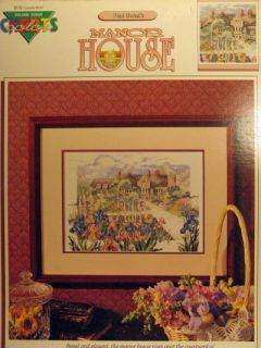 Counted thread cross stitch pattern, The Manor House.
