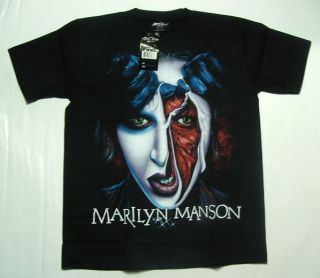 New Marilyn Manson Gothic Half Rock T Shirt Size M XL