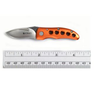 CRKT Shrimp Small Keychain Folding Knife Orange 1182 New