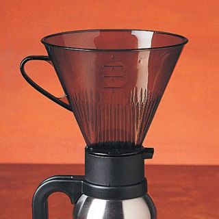 RSVP Manual Drip Coffee Filter Cone for Carafes or Thermos