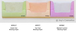 Types Blotting Paper Full Set  100 Pure Pulp Joys Cosmetics