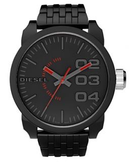 Diesel Watch, Black Plastic Bracelet 67x60mm DZ1460