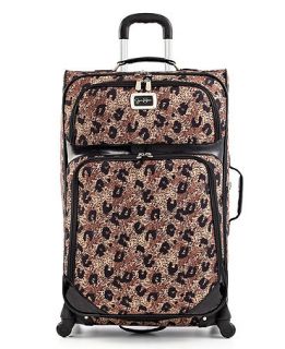 Jessica Simpson Suitcase, 28 Leopard Expandable Upright Spinner