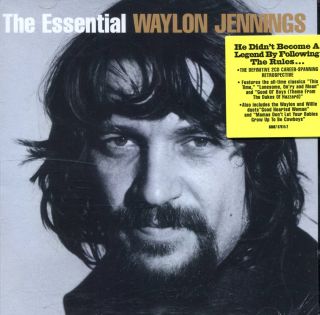 Waylon Jennings The Essential Waylon Jennings SEALED 42 Track Two Disc