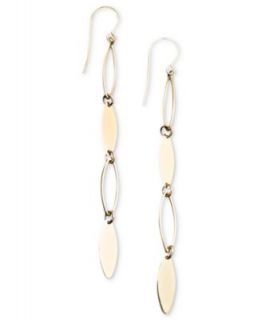14k Gold Earrings, Figure Eight Hoops   Earrings   Jewelry & Watches