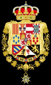 Royal Greater Coat of Arms of Spain (1761 1868 and 1874 1931) Version
