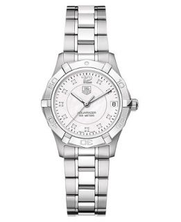 TAG Heuer Watch, Womens Swiss Aquaracer Diamond Accent Stainless