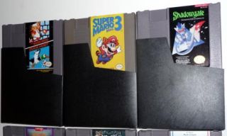 NES Games SUPER MARIO BROS/DUCK HUNT, MARIO 3, SHADOWGATE, VIPER