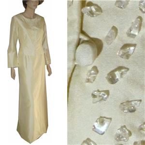 Marisa Baratelli $886 Formal Silk Suit Wchunky Beads 8