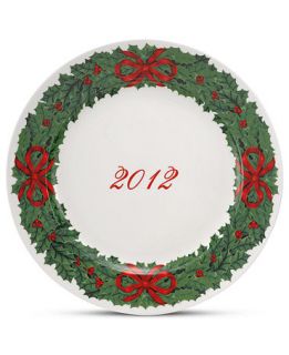 Martha Stewart Collection Dinnerware, 2012 Holiday Garden Plate