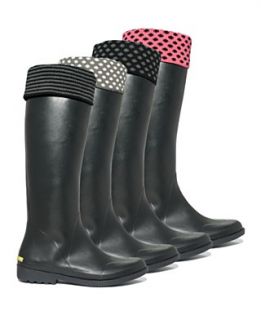 Betsey Johnson Rain Boot Liners, Knit Socks   Knee Height