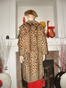 Mint Spotted Fur Geoffrey Spots Fur Coat Jacket Sz s M