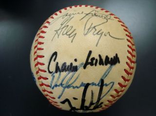 1985 Kansas City Royals Team Signed World Series Baseball