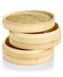 IMUSA Asian Bamboo Steamer, 10   Cookware   Kitchen