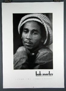 Bob Marley Mellow Mood New Black and White Poster