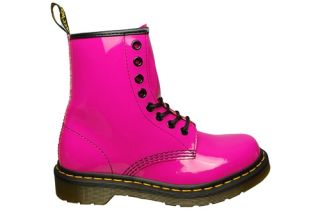 Dr Martens Womens Boots 1460 w Hot Pink Patent Lamper 11821670 Sz 9 M