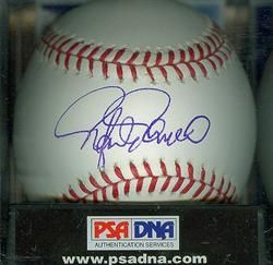 Rafael Palmeiro Signed Autographed Rawlings MLB Baseball PSA DNA 9