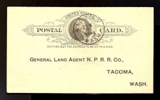 Washington State Postal History Lewis County 1892 Harmony DPO3