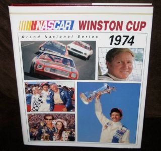 NASCAR Winston Cup Grand National Series Yearbook 1974 HC w DJ