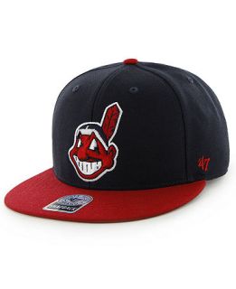 47 Brand MLB Baseball Hat, Cleveland Indians Big Shot Hat   Mens