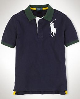 Ralph Lauren Kids Shirt, Little Boys Short Sleeved Big Pony Polo Shirt