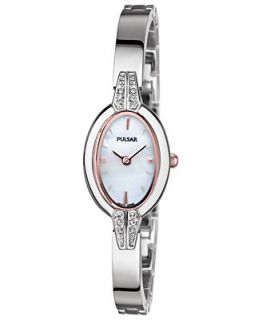 Pulsar Watch, Womens Stainless Steel Bracelet 19mm PEGG15