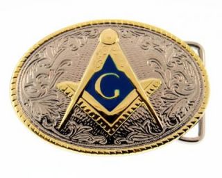 Freemason Masonic Emblem Belt Buckle